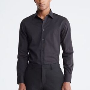 Calvin Klein Long Sleeve Slim Fit Dress Shirt.